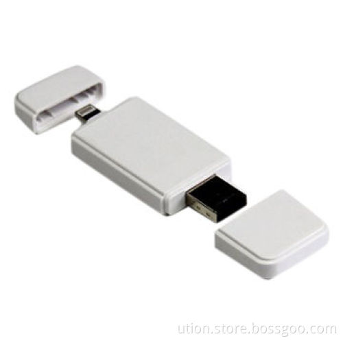 OTG USB Flash Drive Works with Smartphones, Tablets PC and Laptops, Free Logo and Package